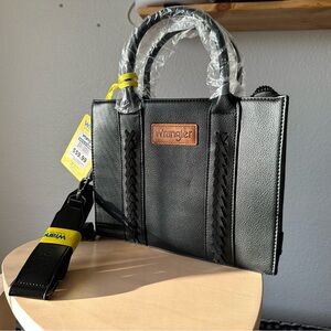 NWT Wrangler Junior Crossbody Tote Bag - Black